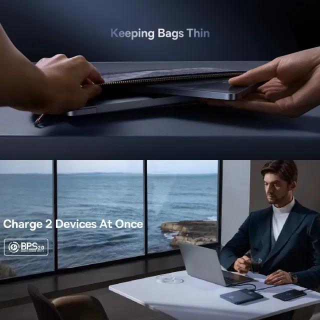 پاوربانک فوق نازک 12000 باسئوس مدل  Baseus Blade 2 P10063801323 توان 65 وات image gallery