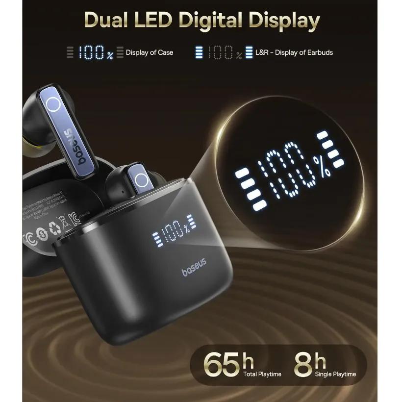 هندزفری بلوتوث دوگوش باسئوس مدل  35 Bowie A00073800123 image gallery