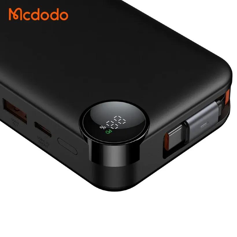 پاوربانک 10000 مک دودو  مدل Freego MC-3870 توان 30 وات همراه با کابل متصل image gallery