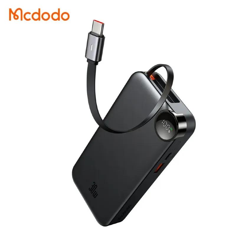 پاوربانک 10000 مک دودو  مدل Freego MC-3870 توان 30 وات همراه با کابل متصل image gallery