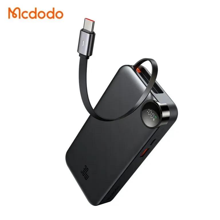 پاوربانک 10000 مک دودو  مدل Freego MC-3870 توان 30 وات همراه با کابل متصل image gallery