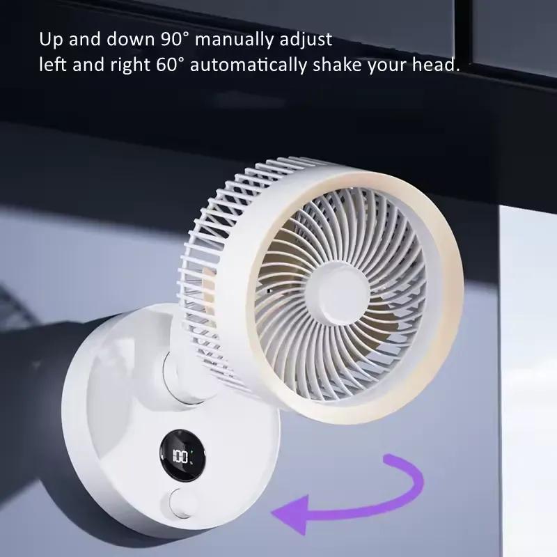 پنکه رومیزی شارژی بیوا مدل FA-03 Clamped and Hung Circulation Fan image gallery