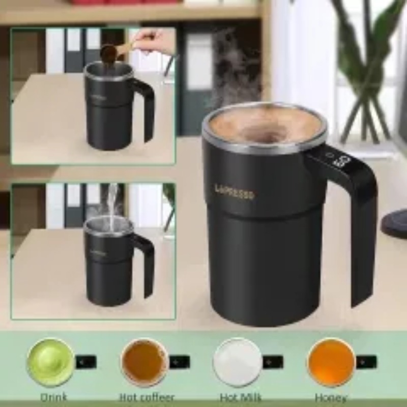 ماگ همزن دار لپرسو مدل Stirmagic Auto Stirring Mug LPCFFM0018 ظرفیت 0.38 لیتر image gallery