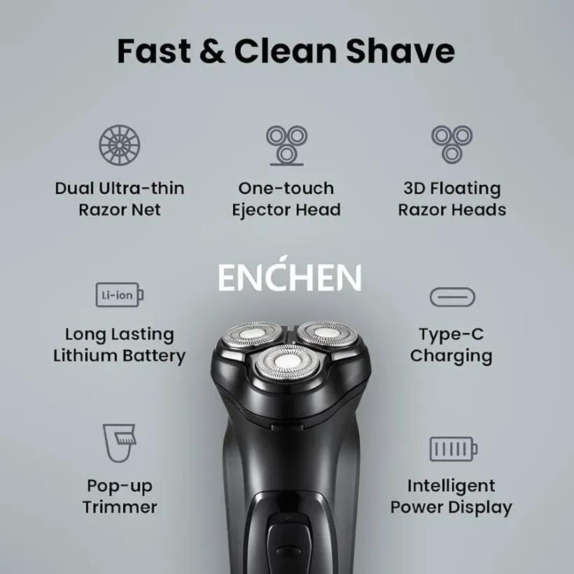 ماشین ریش تراش شیائومی Xiaomi Enchen BlackStone image gallery