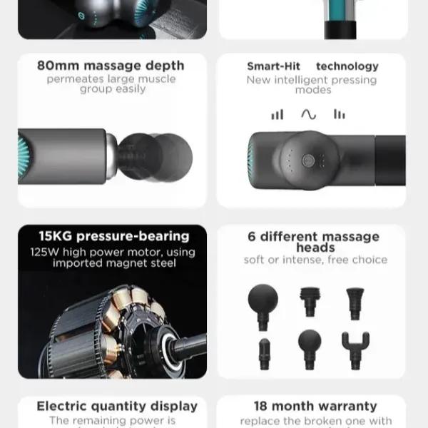 ماساژور برقی بوستر مدل Booster Light Saber به همراه پایه شارژ و سری سرد و گرم image gallery