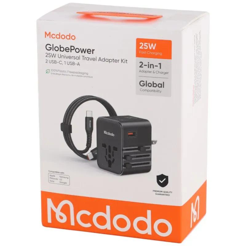 شارژر دیواری و مبدل برق مک دودو مدل CP-326 توان 25 وات همراه با کابل image gallery