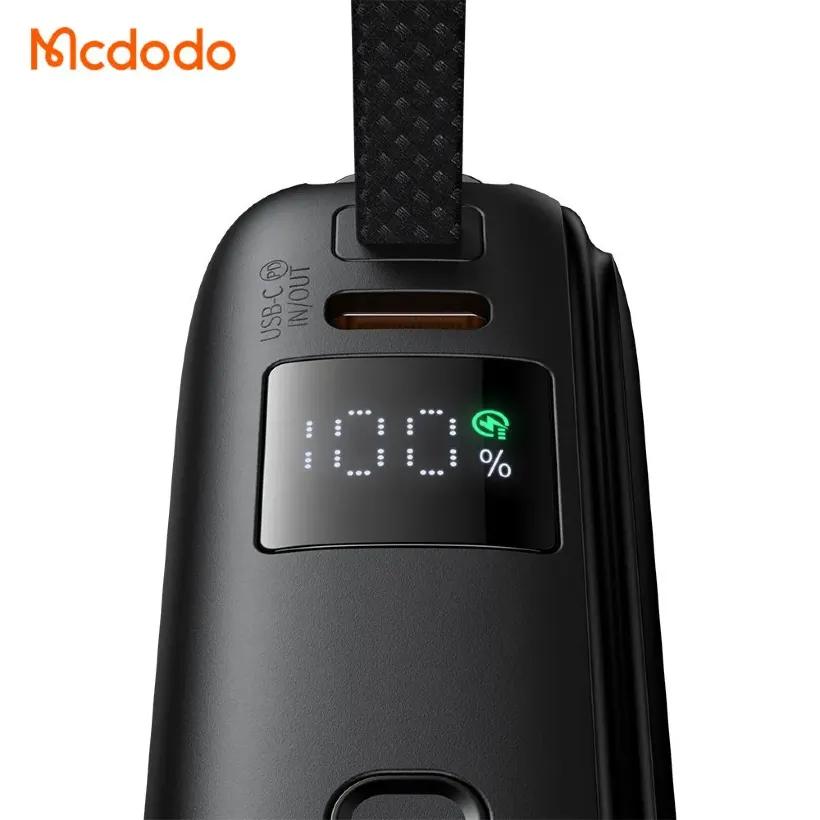 پاوربانک 10000 مک دودو مدل  MC-2550 توان 22.5 وات با کابل متصل image gallery