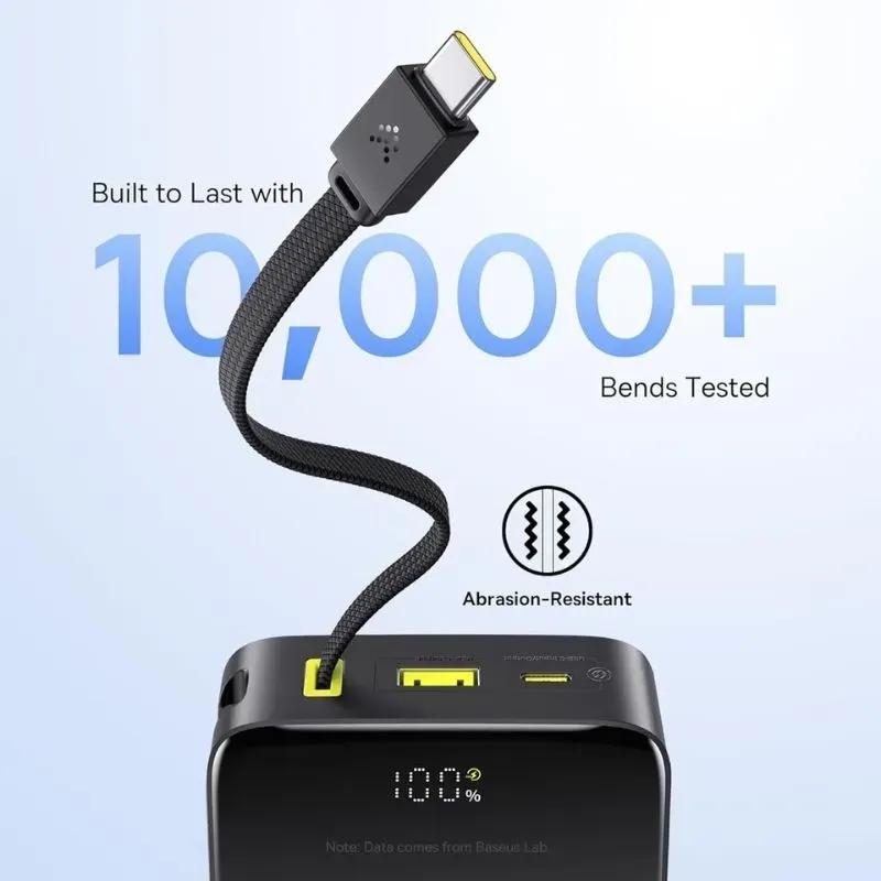 پاوربانک 20000 باسئوس مدل  EnerFill FC51 Bipow 2 Pro E0027701 توان 22.5 وات با کابل Type C متصل image gallery