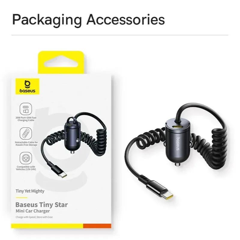 شارژر فندکی بیسوس مدل C00035001121-01 توان 30 وات image gallery