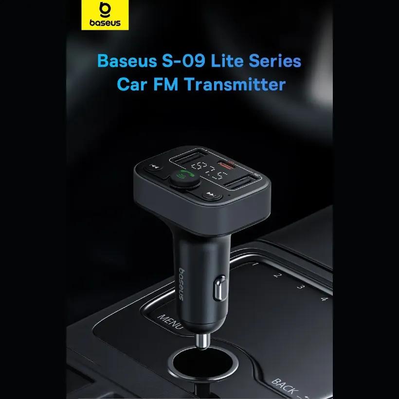 شارژر فندکی و پخش کننده بلوتوث بیسوس مدل S-09 Lite Series C10762300113-00 image gallery