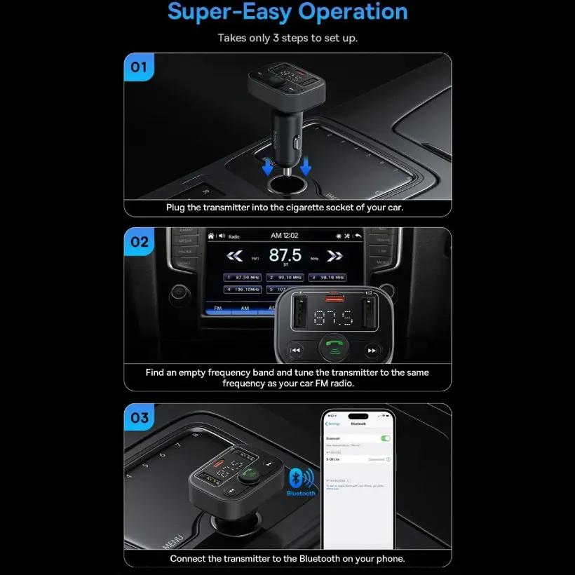 شارژر فندکی و پخش کننده بلوتوث بیسوس مدل S-09 Lite Series C10762300113-00 image gallery