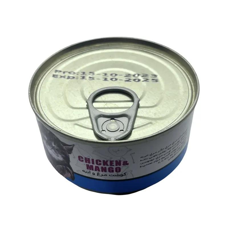 کنسرو بچه گربه وکسی طعم مرغ و انبه 110g image gallery