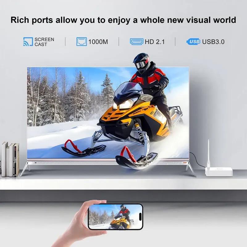 اندروید باکس H96 MAX M12 4GB 32GB image gallery