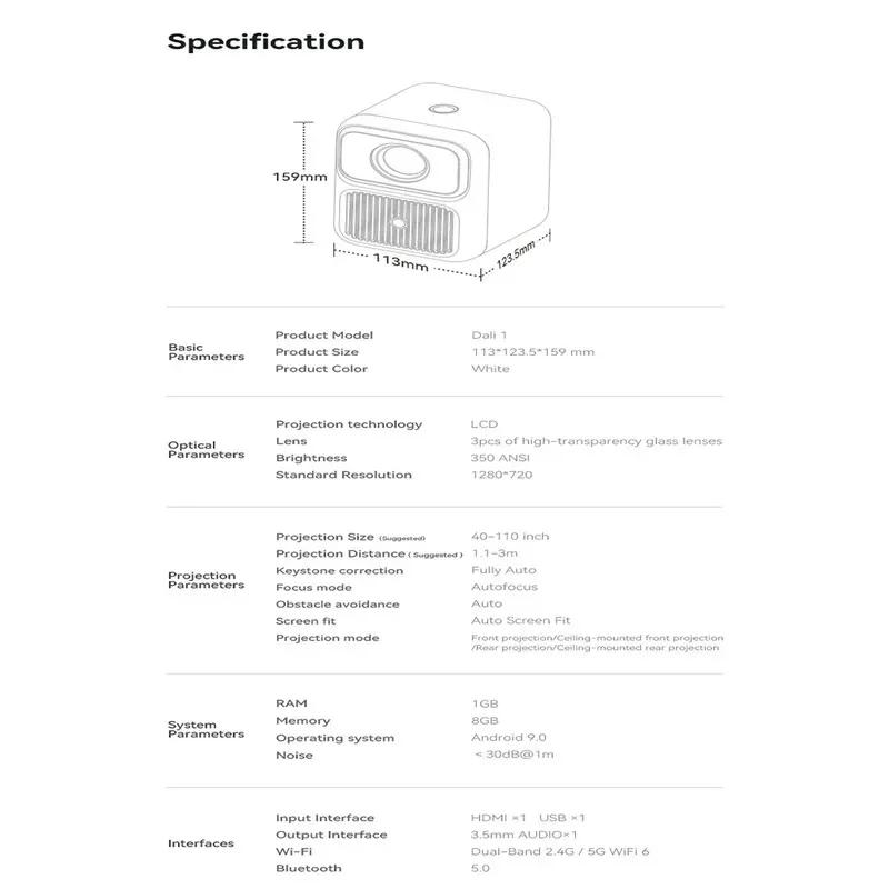 ویدئو پروژکتور ونبو مدل Dali 1 image gallery