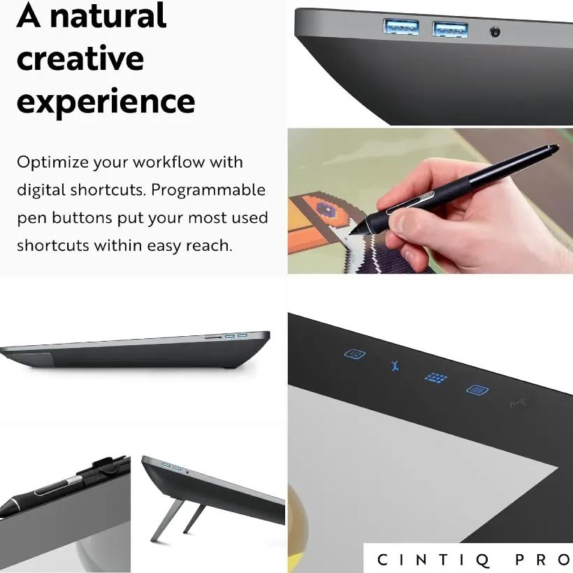 تبلت گرافیکی وکام مدل Wacom Cintiq Pro DTK-2420 image gallery