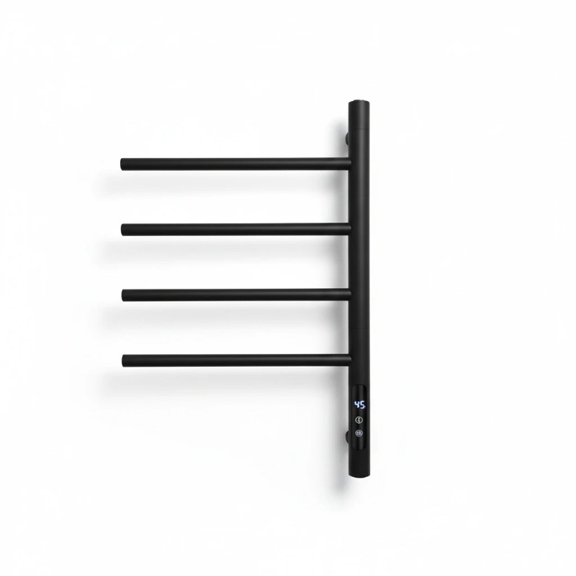 حوله خشک کن ریلی دیواری Crbohn مدل GN-90401 با نمایش و تنظیم دما  image gallery