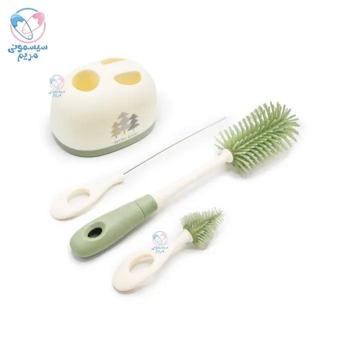 ست 4 تیکه شیشه شور سیلیکونی رنگین کمان کلورتری مدل CleverTree image gallery