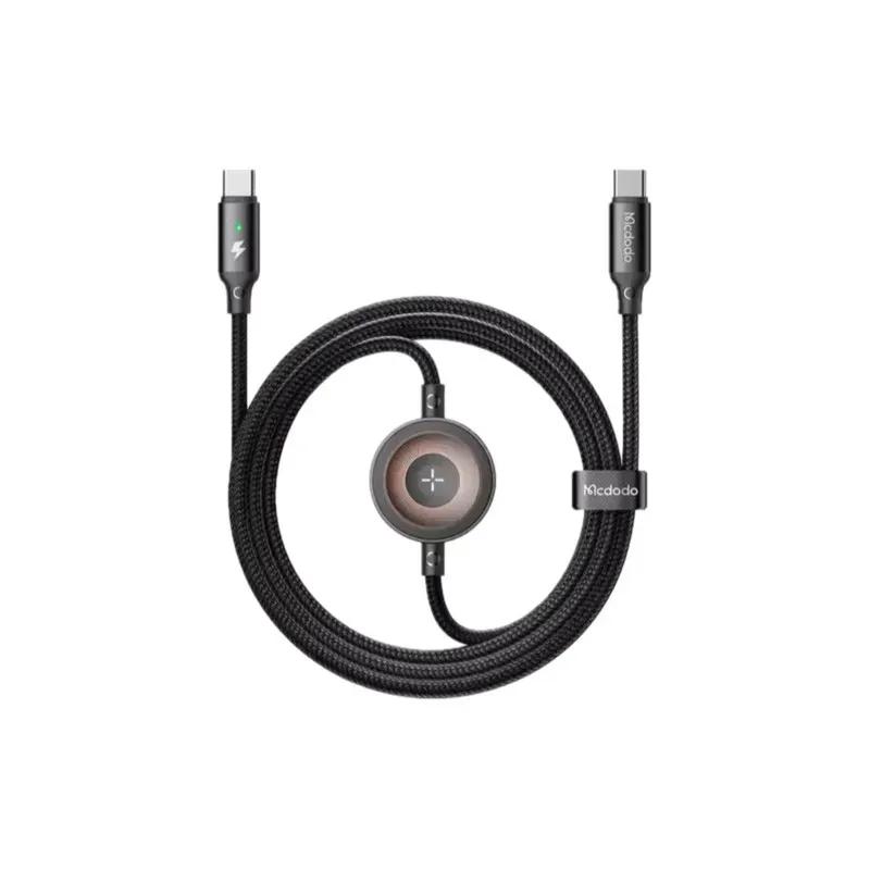 کابل Type-C به Type-C و شارژر اپل واچ مک دودو مدل CA-258 طول 1.5 متر توان 60 وات