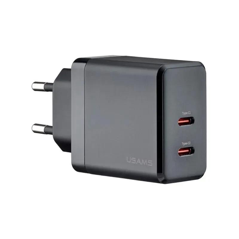 شارژر دیواری 2 پورت یوسمز مدل CC172 GaN توان 40 وات