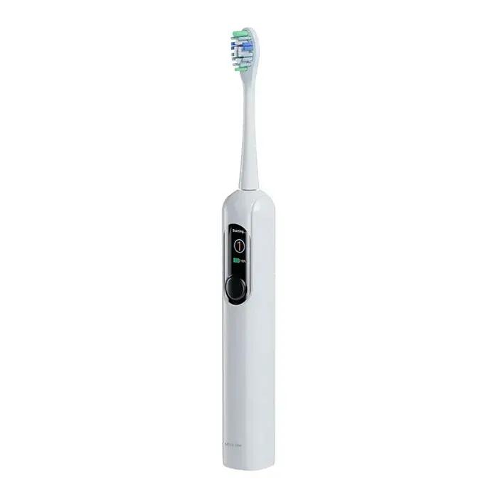 مسواک برقی گرین لاین مدل Smart Tooth Brush with TFT Display GNSTBRUTFTWH دارای سری اضافه