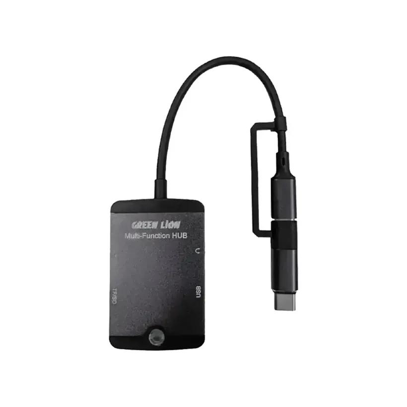 هاب 5 پورت تایپ سی گرین لاین Green Lion 5 in 1 Mini MultiFunction Hub GN5IN1MINIHB