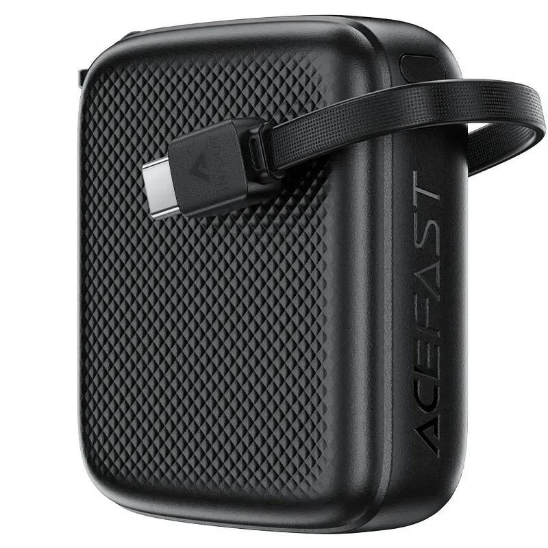 پاوربانک 10000 ایس فست مدل M15 توان 20 وات همراه با کابل متصل