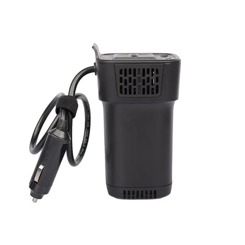 شارژر فندکی و چند راهی برق خودرو پاورولوژی مدل 150W Power Inverter P150INVBK توان 150 وات