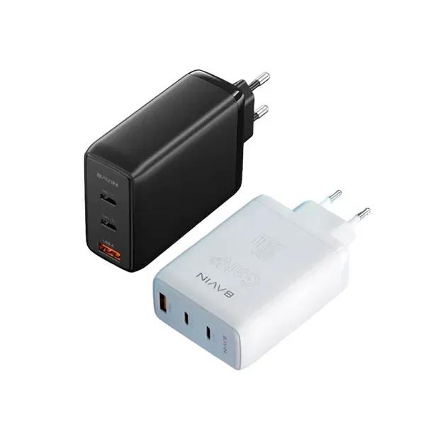 شارژر دیواری باوین مدل PC917Y GaN توان 100 وات