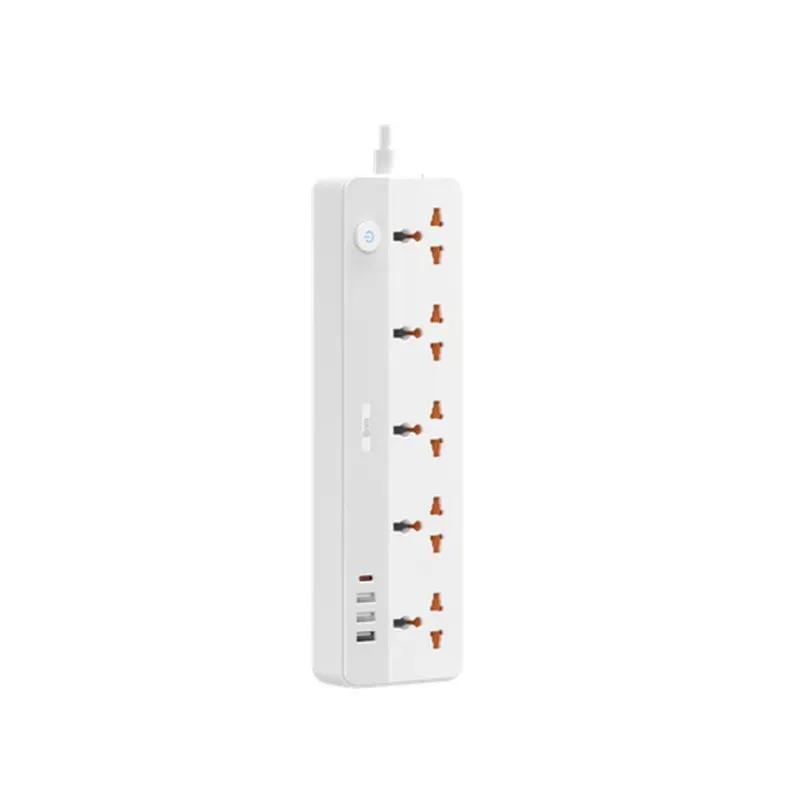 چند راهی برق و شارژر بیوا مدل PS-06 Power Strip دارای 4 پورت