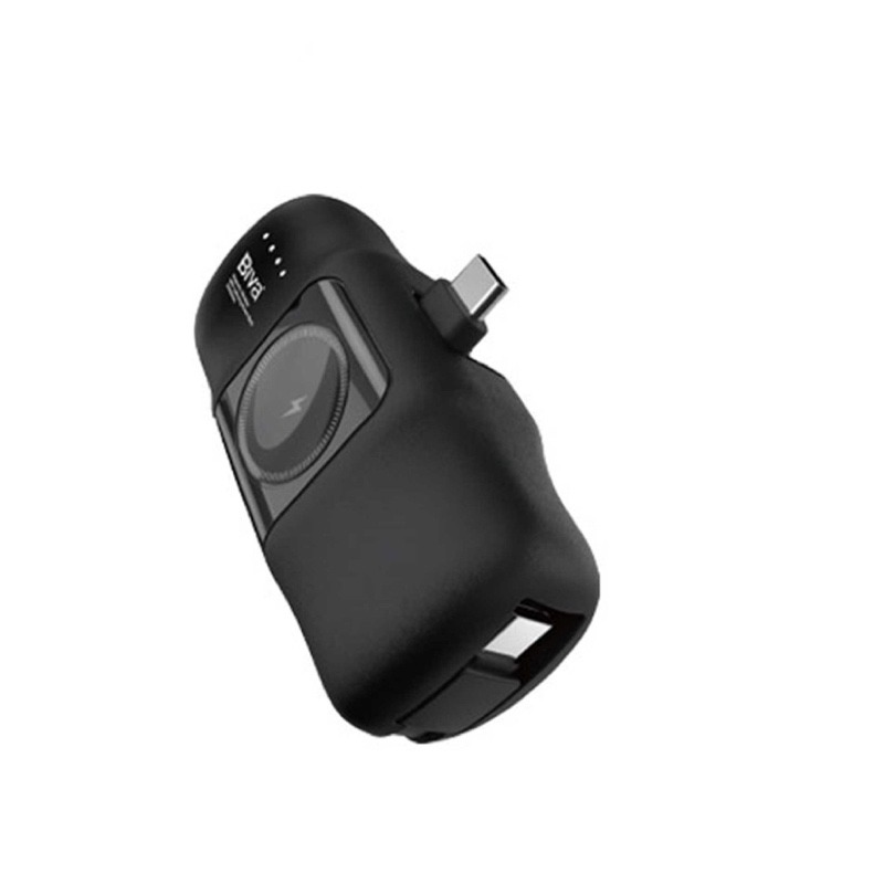 پاوربانک وایرلس 5000 مگنتی بیوا مدل BP-034 توان 18.5 وات همراه با کانکتور تایپ سی