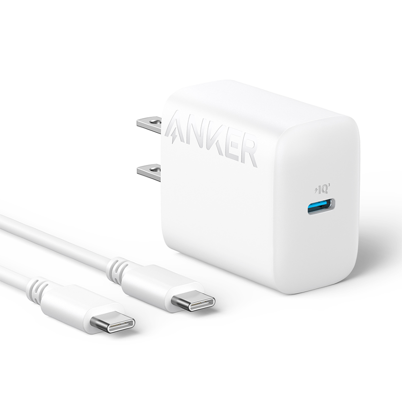 شارژر دیواری انکر مدل Anker B2347 با توان خروجی 20 وات به همراه کابل Type-C