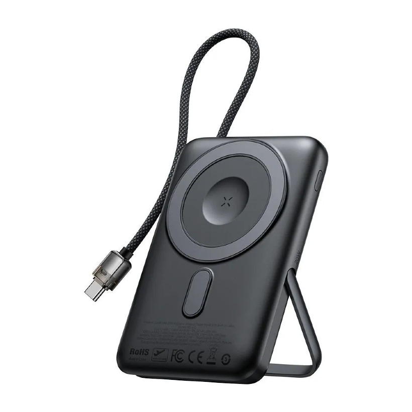 پاوربانک وایرلس 10000 مگنتی مک دودو مدل  MC-6320 توان 20 وات دارای کابل متصل و استند