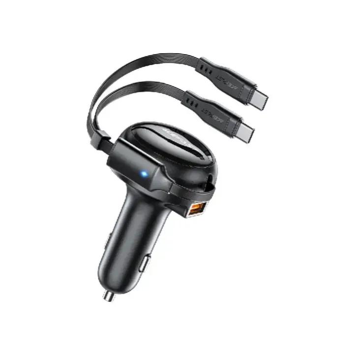 شارژر فندکی ایس فست مدل B13 53W Fast Charger توان 53 وات همراه با کابل متصل