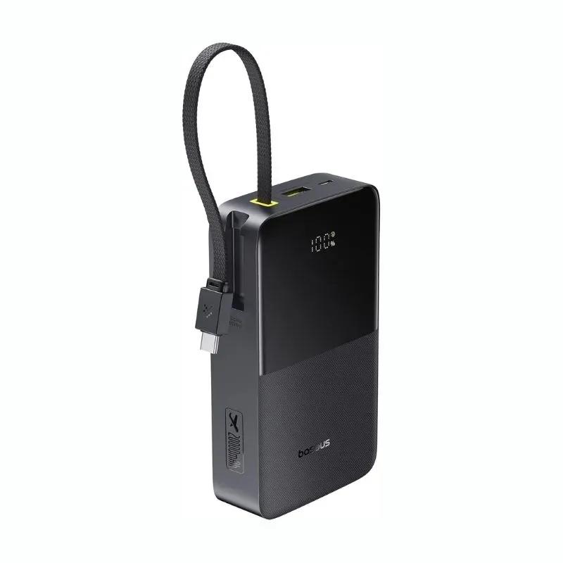 پاوربانک 20000 باسئوس مدل  EnerFill FC51 Bipow 2 Pro E0027701 توان 22.5 وات با کابل Type C متصل