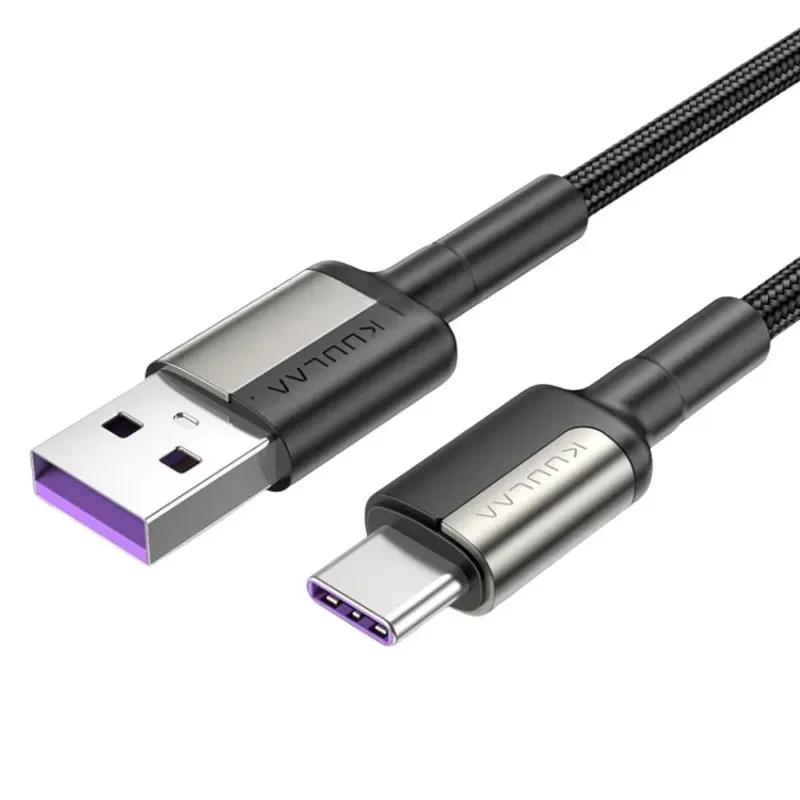 کابل تبدیل USB-A به usb-C کولا مدل KL-X12 طول 1 متر ۲۵ وات