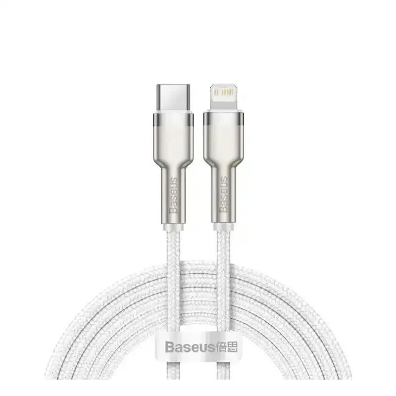کابل شارژ Type-C to iP باسئوس مدل Baseus Cafule Series Metal با طول 2 متر 20 وات