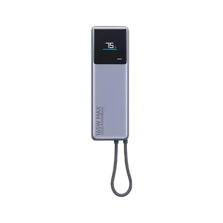 پاوربانک 10000 شیائومی مدل Xiaomi Power Bank PB1165MI توان 165 وات همراه با کابل متصل
