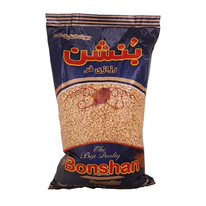 گندم پوست کنده بنشن وزن 900 گرمی (10 بسته)