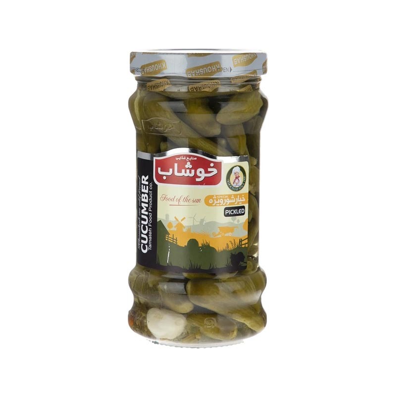 خیارشور ویژه خوشاب وزن 600 گرمی (بسته 6 عددی)