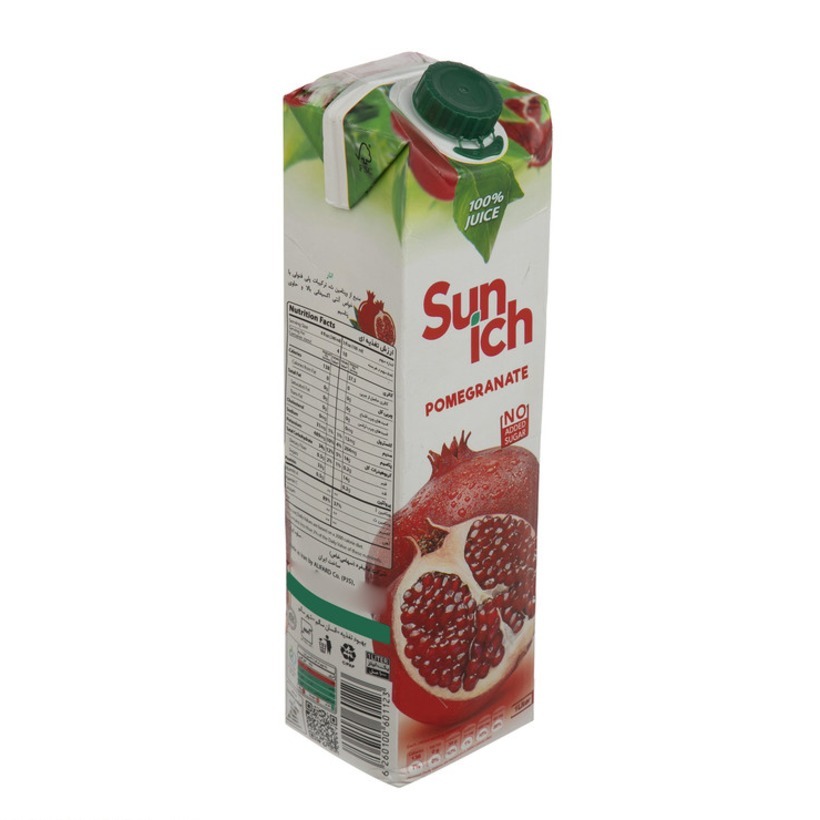 آبمیوه انار سن ایچ حجم 1 لیتری (کارتن 12 عددی)