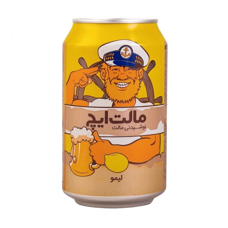 نوشیدنی مالت سن ایچ سری مالت ایچ با طعم لیمو حجم 330 میلی لیتری (بسته 24 عددی)