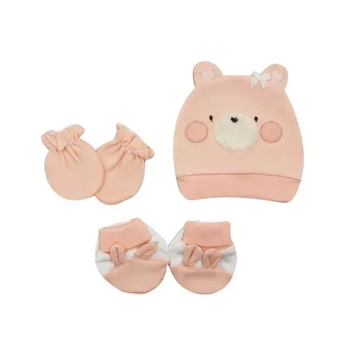 ست کلاه و دستکش و پاپوش پاپو مدل  163078 Papo bear 