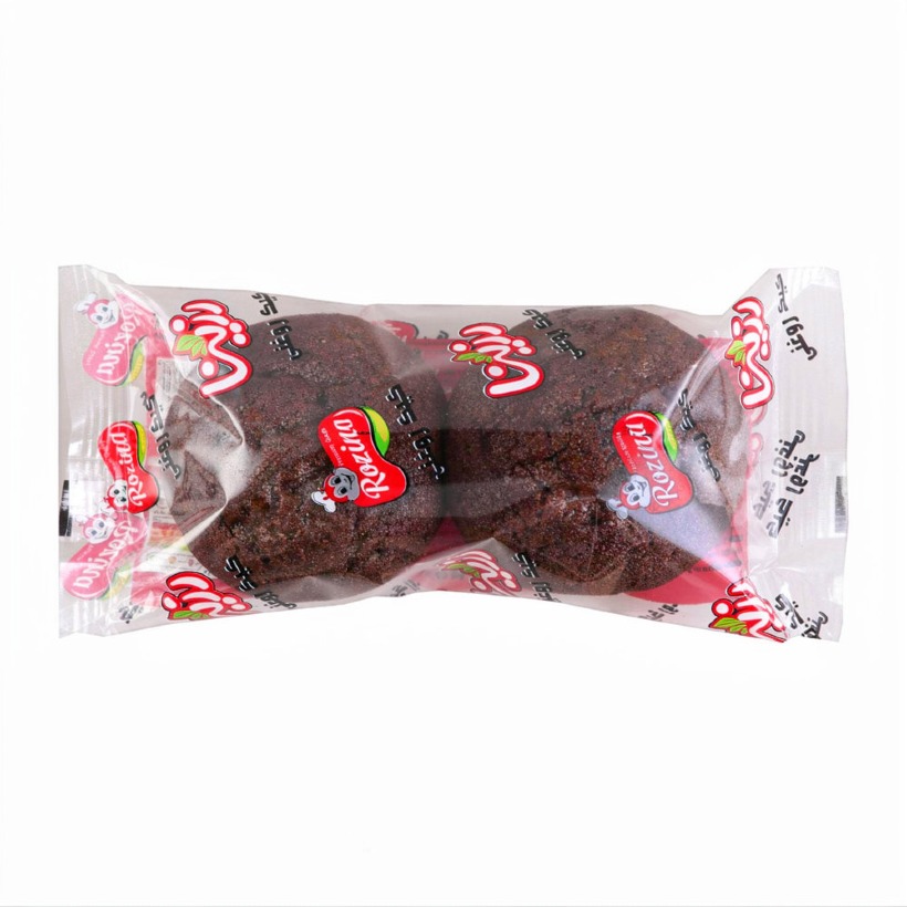 کیک رزینا دوقلو کاکائویی وزن 100 گرمی (کارتن 30 بسته‌ای)