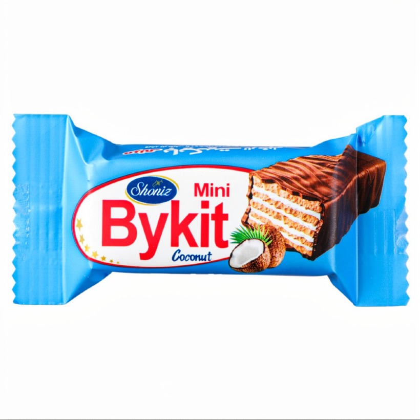 ویفر نارگیلی با روکش شکلات مینی بایکیت شونیز وزن 500 گرمی (1 بسته)