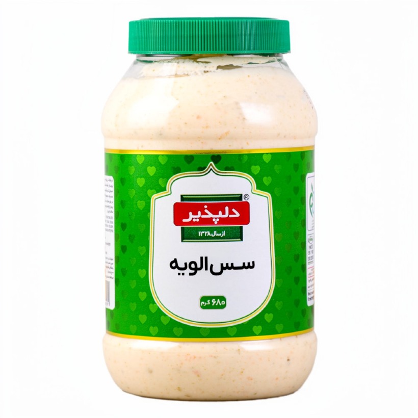 سس الویه دلپذیر وزن 680 گرمی (کارتن 12 عددی)