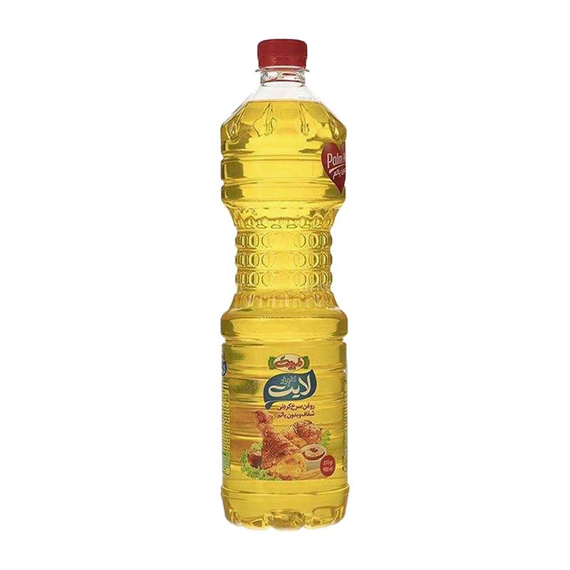 روغن مایع طبیعت مخصوص سرخ کردنی مدل بدون پالم و شفاف حجم 900 میلی لیتری 