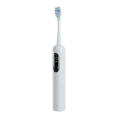 مسواک برقی گرین لاین مدل Smart Tooth Brush with TFT Display GNSTBRUTFTWH دارای سری اضافه