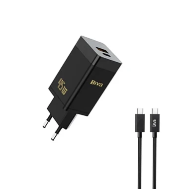 شارژر دیواری بیوا مدل HC-15 GaN توان 45 وات
