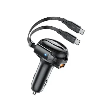 شارژر فندکی ایس فست مدل B13 53W Fast Charger توان 53 وات همراه با کابل متصل