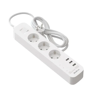 چند راهی برق و شارژر هادرون مدل P323 دارای 3 پورت